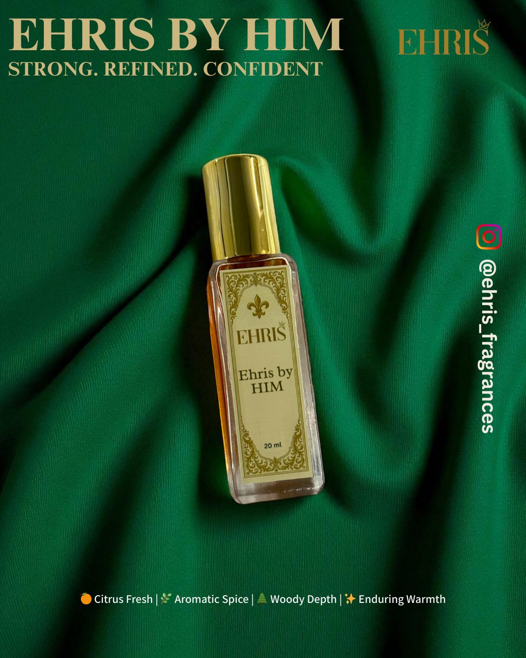 EHRIS Men’s Gift Set – Perfume + Attar - Ehris Fragrances