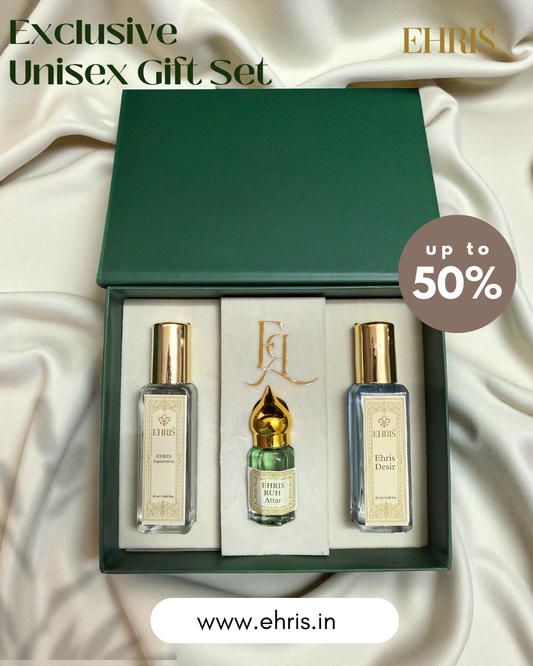 EHRIS Unisex Gift Set | Perfume & Attar Collection - undefined
