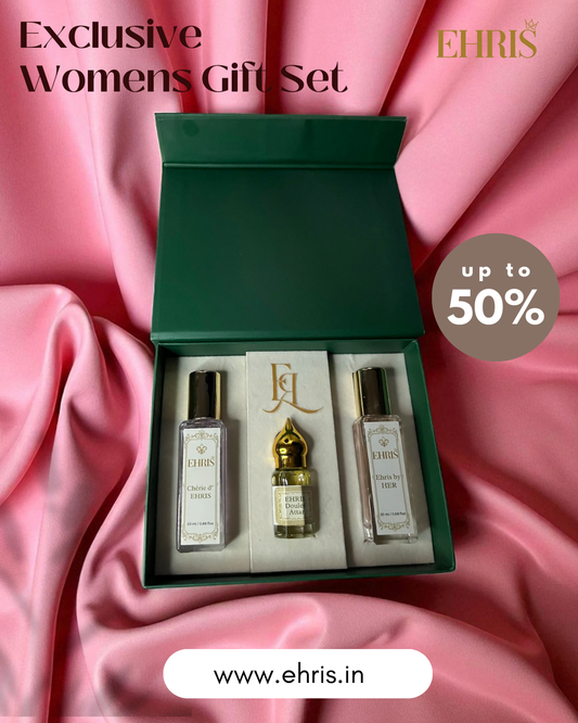 EHRIS Female Gift Set | Perfume & Attar Collection - undefined